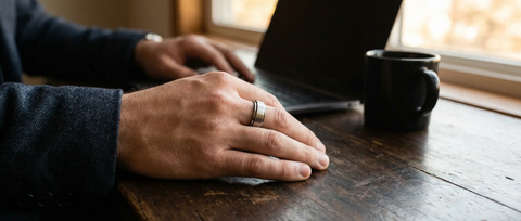 Bague anti-stress homme TDAH : un fidget qui ne se voit pas