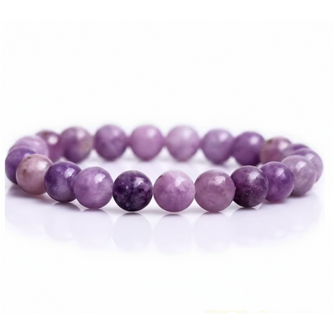 Bracelet Anti-Stress Lithothérapie - Lépidolite