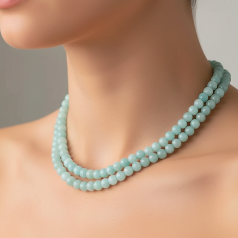 Collier Lithothérapie Turquoise
