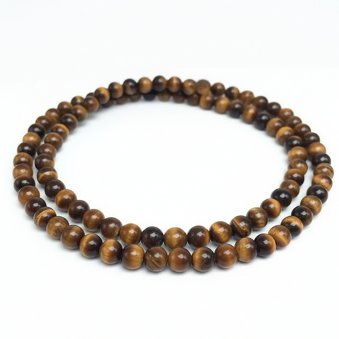 Collier Lithothérapie Oeil de Tigre