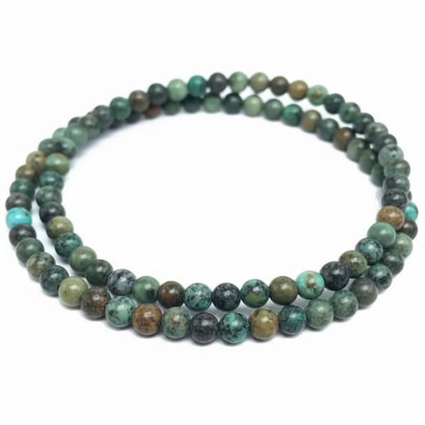 Collier Lithothérapie Turquoise Verte
