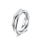 Bague Anti-Stress Homme Argent